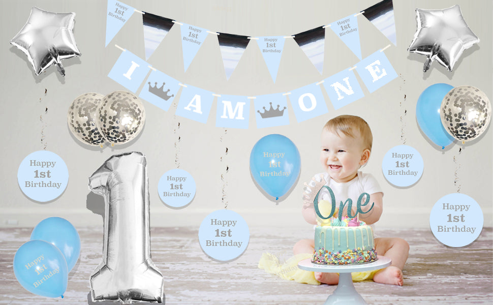 1st Birthday Decorations for Boys