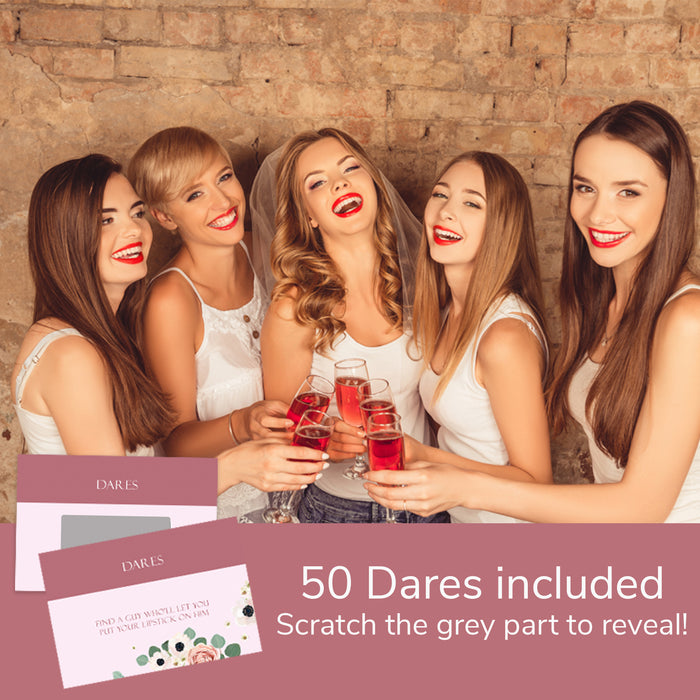 50 Pack Hen Party Dare Scratch Cards, Hen Night Dare Cards