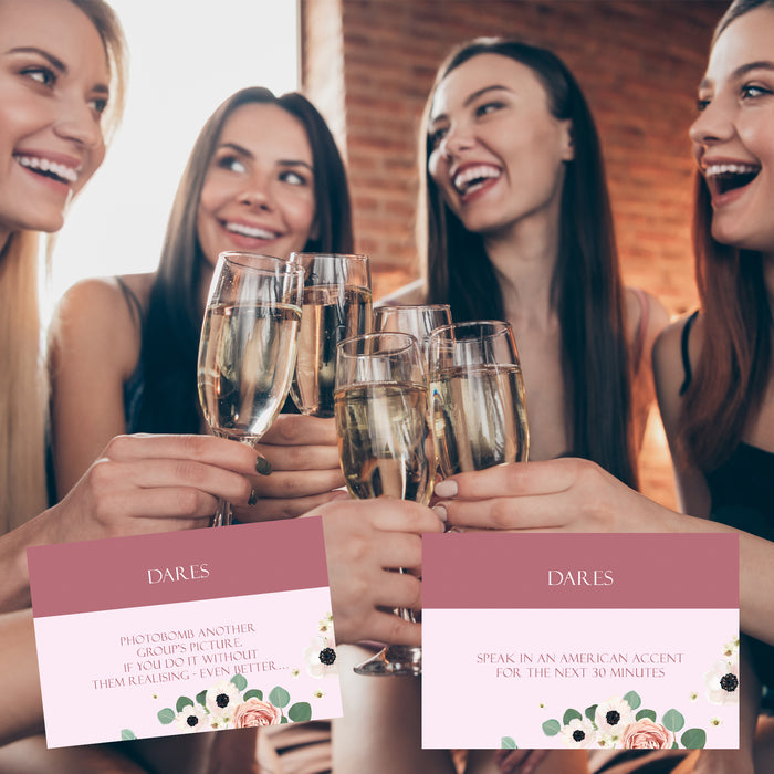 50 Pack Hen Party Dare Scratch Cards, Hen Night Dare Cards