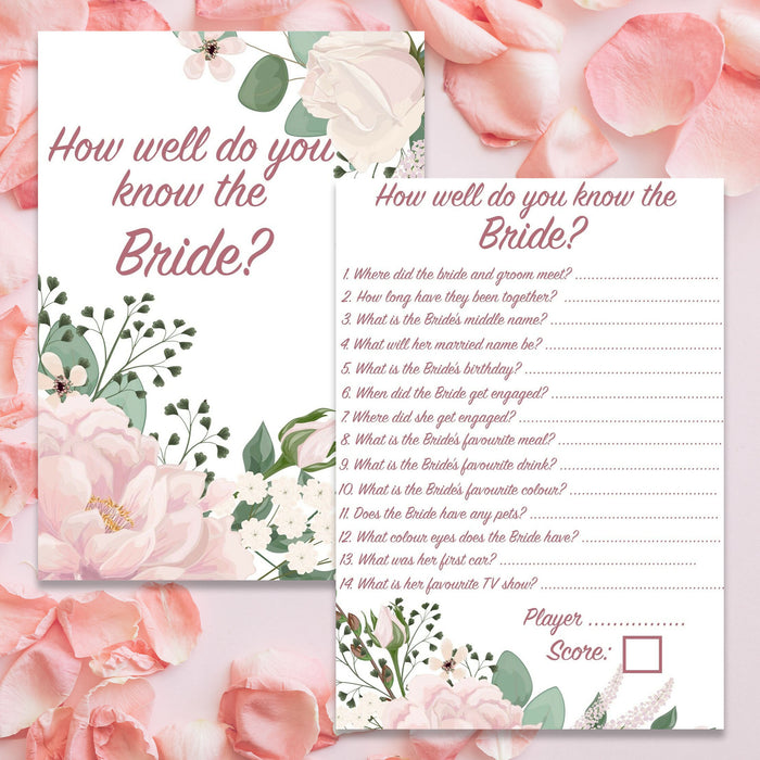 Pack of 48 Hen Party Card Games Advice Keepsake